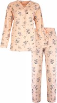 Tenderness Dames Pyjama Set - 100% Gekamde Katoen - Roze - Maat L