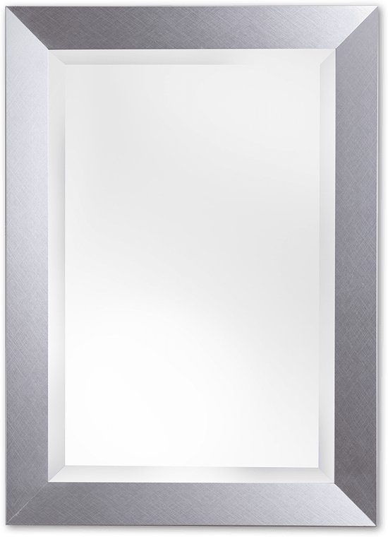 Miroir Moderne 106x136 cm Argent - Ellie