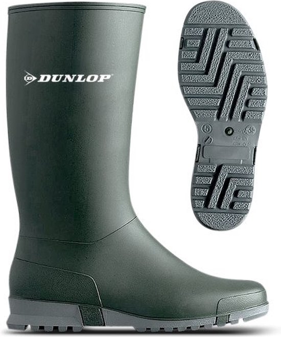 Botte de pluie | Marque Dunlop | Sport modèle | Couleur : vert | tailles 31-37