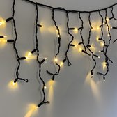 Eclairage glaçon extérieur - 18 mètres - avec 684 lumières LED blanc chaud | Lumières de Noël de glaçon atmosphérique