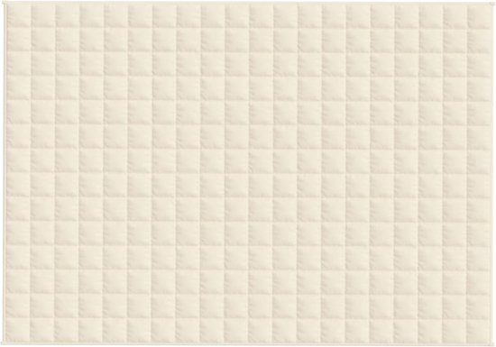 vidaXL Couverture lestée 11 kg Blauw 155x220 cm Couverture de couchage - Weighted Blanket - Dekbed à pression - Relaxation