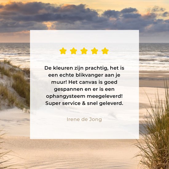 Toile - Plage - Mer - Soleil - Dune - Peintures salon - Chambre - Photo sur toile - Tableaux sur toile naturel120x80 cm