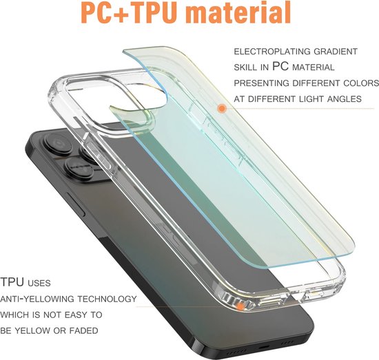 Coverzs adapté pour Apple iPhone 11 coque dégradé de couleur transparent - vert