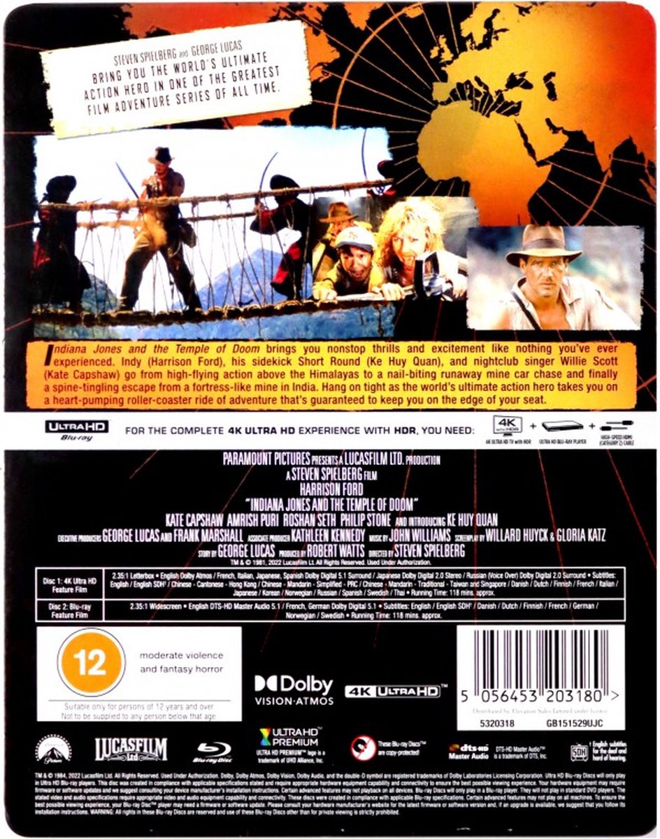 Indiana Jones And The Temple Of Doom-