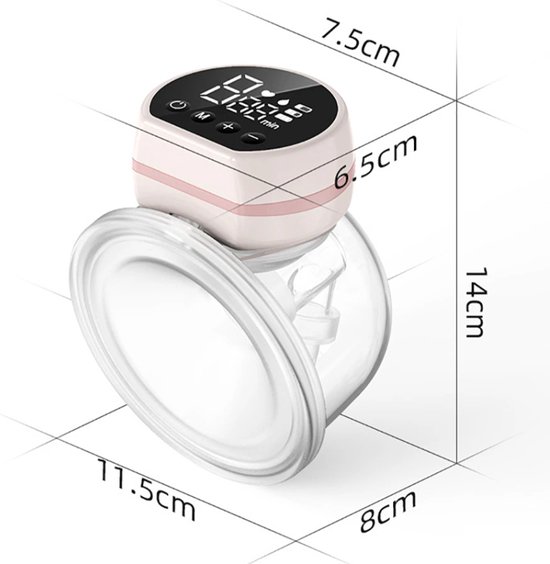 Draagbare Elektrische Borstkolf Voor Moeder Usb Inlaadbare Stille Draagbare Handsfree Melk Extractor Automatische Melker