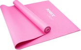 PowrX Yogamat met tas voor thuistraining | Antislip 68" x 24" roze trainingsmat, 0,15" dikte | Grote training voor dames, meditatiemat extra dik