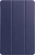 Oppo Pad Air Bookcase hoesje - Just in Case - Effen Blauw - Kunstleer