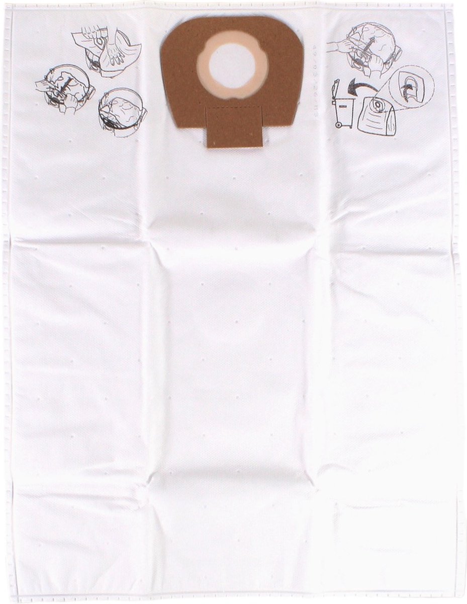 Mirka Stofzuigerzakken fleece voor Dexos 1217, 5 stuks | MIX1215171