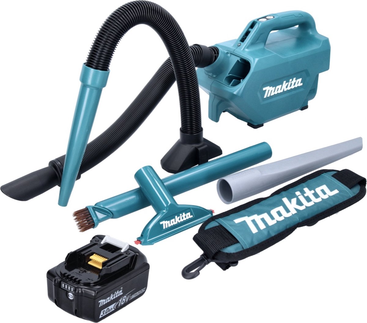 Makita DCL 184 F1 Accu Stofzuiger 18V met 1x 3,0 Ah Accu - afbeelding 2