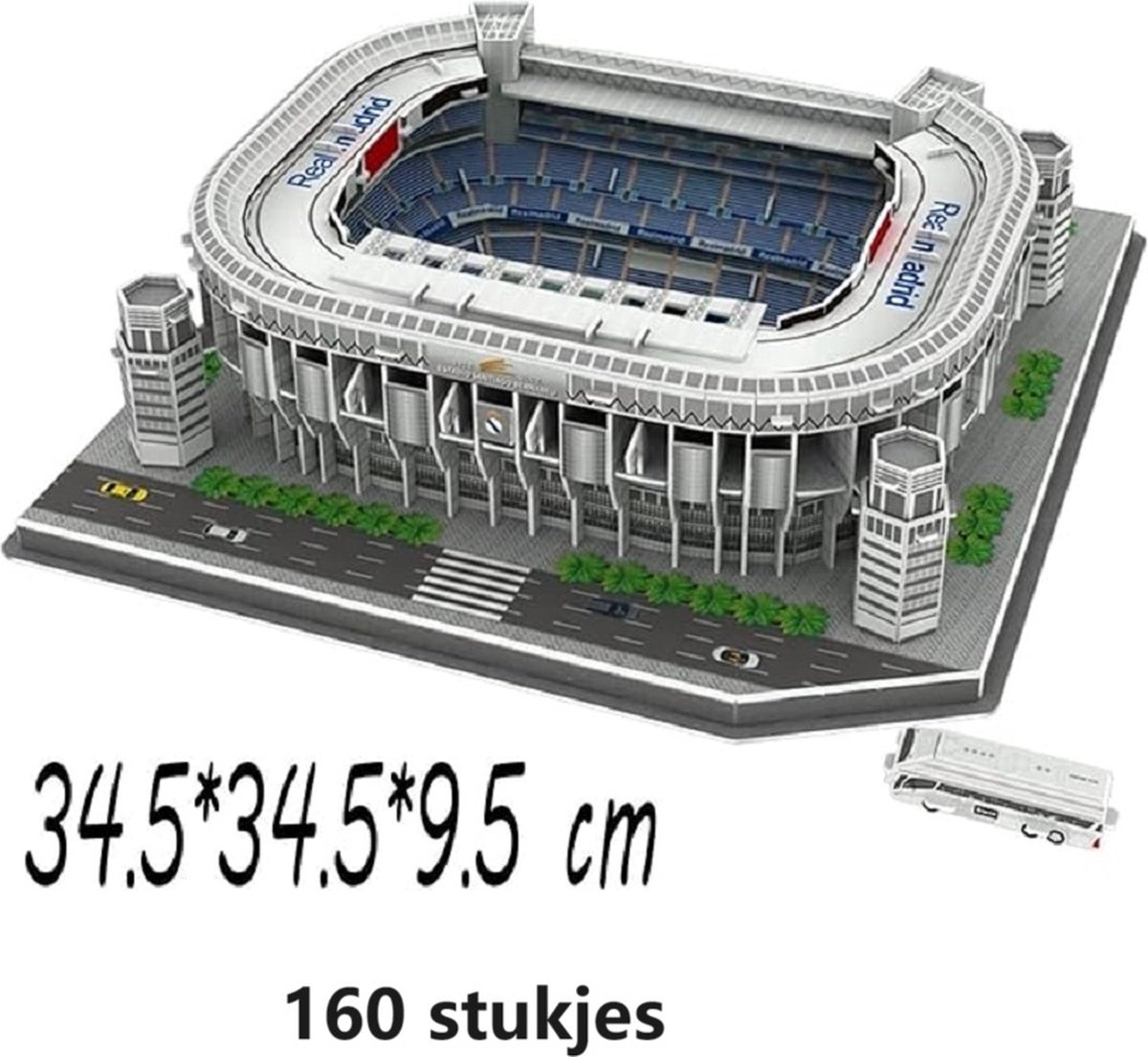 Kits de Construction de modèles de Jouets de Puzzle de Petit Stade de  Football 3D pour Les Enfants (Stade de Turin)
