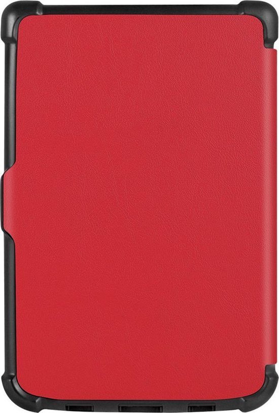 Shop4 - PocketBook Touch HD 3 Hoes - Book Cover Rood van PocketBook — afbeelding 2
