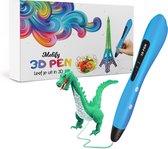 3D Pen Starterspakket - Melify 3D Pen Blauw - Knutselen Jongens - 3D Pen Vullingen - Tekenset - 7 Kleuren