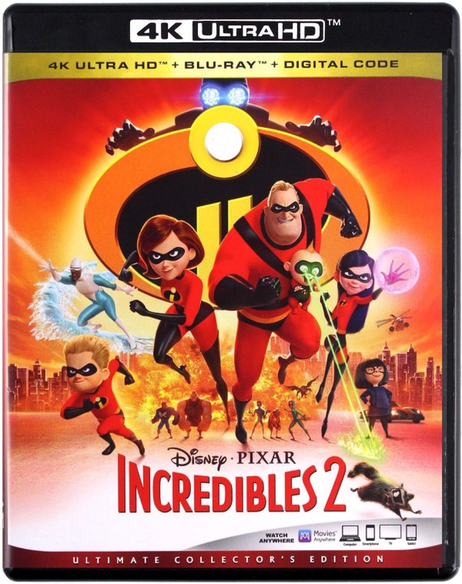 Incredibles 2 [Blu-Ray 4K]+[Blu-Ray]-