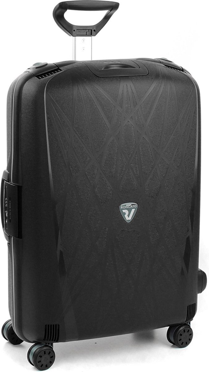 Roncato Light 4 Wiel Trolley 75 Black