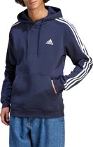 adidas Sportswear Essentials Fleece 3-Stripes Hoodie - Heren - Blauw- S