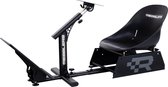 Bol.com Rebblers Rookie - Premium universele Race simulator met zwarte kuipstoel - voor Rallyracing F1 races en andere racegames aanbieding