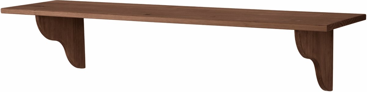 MEXICO - Plank 120 cm Massief grenen in bruin (25 x 120 x 30 cm)