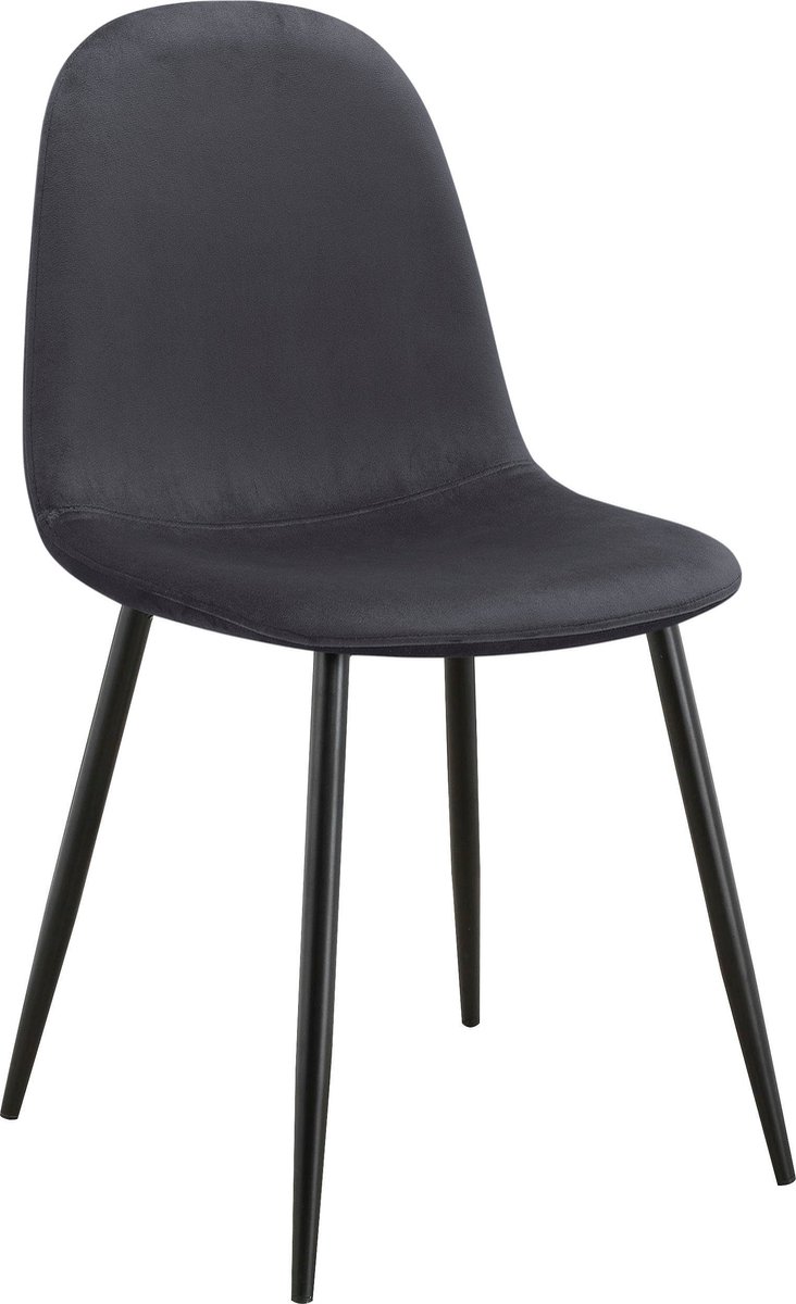 Monza-Stoel Zwarte poten 1pk
