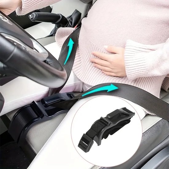 Femme enceinte Réglage de ceinture de sécurité de voiture Évitez