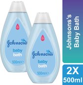 Johnson's - Bébé Bath - Savon de bain pour bébés - No More Tears - 2 x 500 ml - Extra doux - pour peaux sensibles - Pack économique