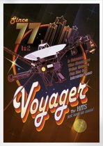 The Voyagers Rock On | Space, Astronomie & Ruimtevaart Poster | A3: 30x40 cm