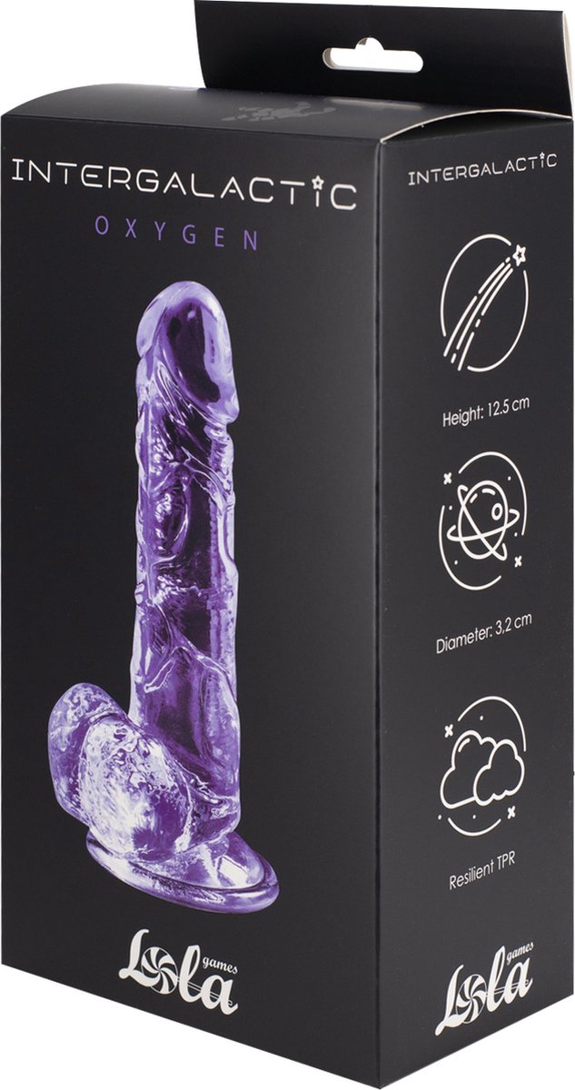 Goedkoopste Transparante dildo Intergalactic Oxygen Paars