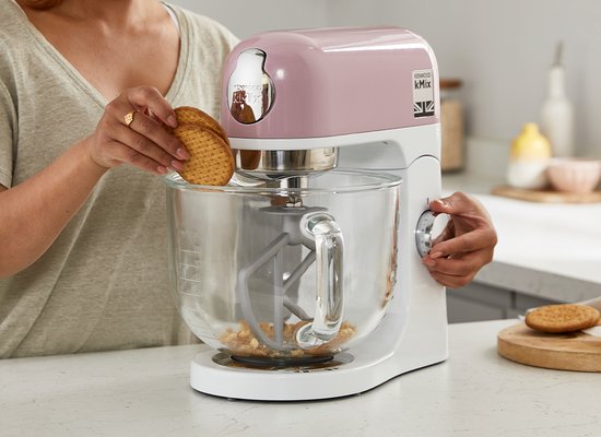 Kenwood kMix Keukenmachine - Pastel pink - Glazen mengkom - 1000