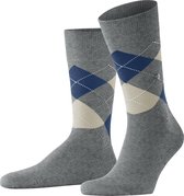 Burlington King one-size duurzaam biologisch katoen sokken heren grijs - Matt 40-46