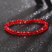 Sorprese armband - Vienna - red - armband dames - elastisch - cadeau - Model S - Cadeau