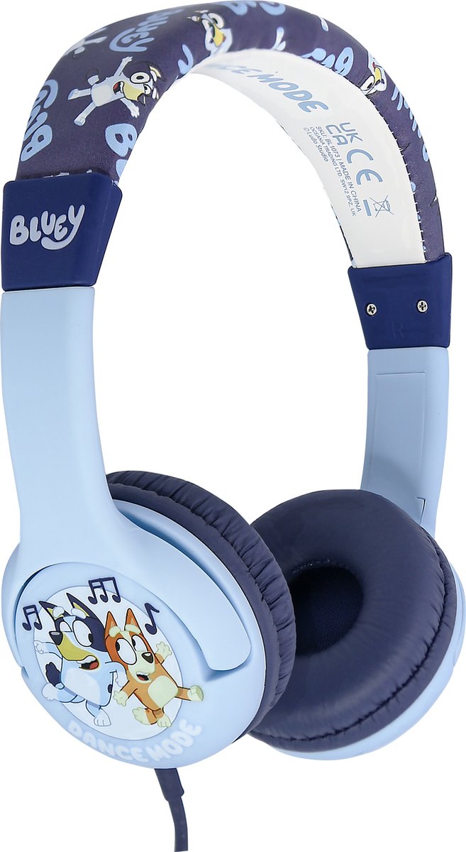 Bluey - kinder koptelefoon - volumebegrenzing - verstelbaar - comfortabel