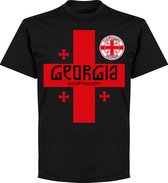 Georgië Team T-Shirt - Zwart - XXL