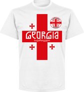 Georgië Team T-Shirt - Wit - XL