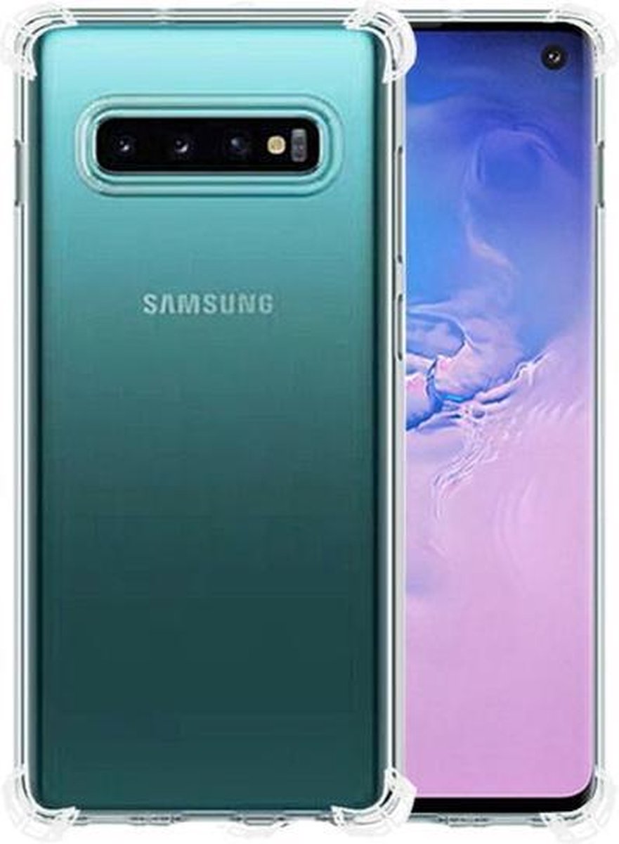 Schokbestendig Transparant TPU Hoesje voor Samsung Galaxy S10
