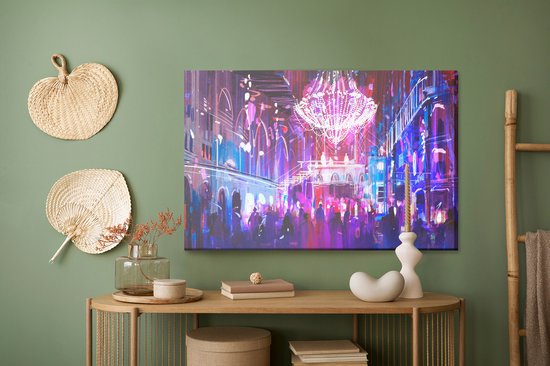 Painting King - Peinture sur toile Salle de bal - 90 x 60 cm