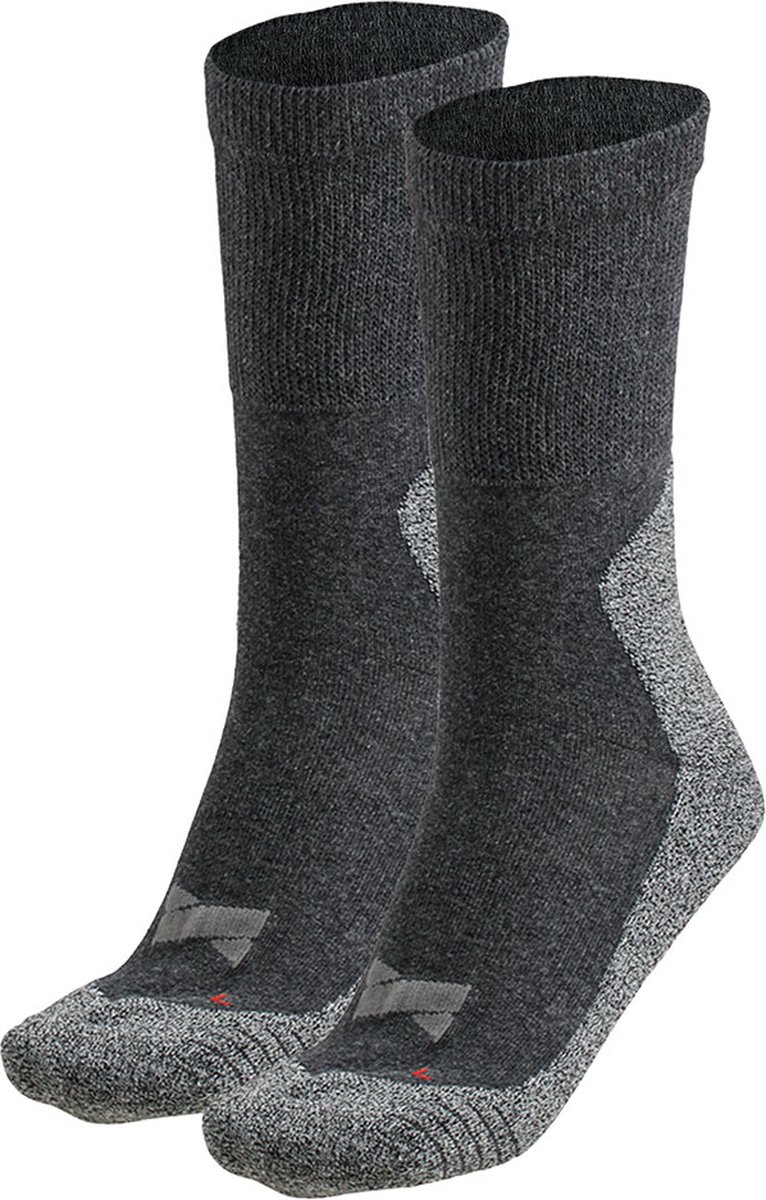 Xtreme - Hiking sokken Unisex - Multi antraciet - 39/42 - 2-Paar - Wandelsokken heren - Wandelsokken dames