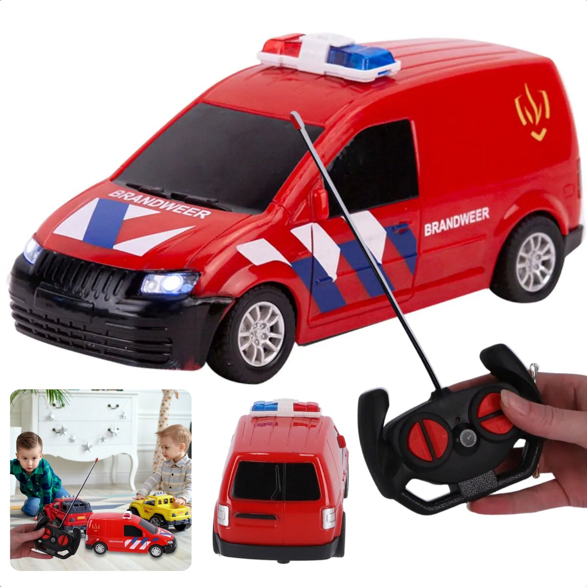 Cheqo ® RC Brandweerauto Licht