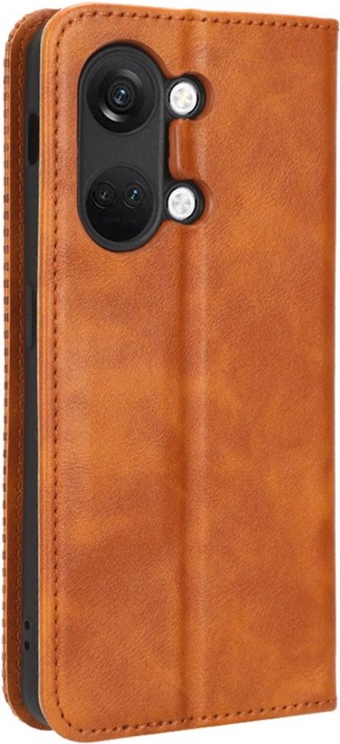 Coverup Vintage Book Case - Coque OnePlus Nord 3 - Marron