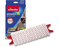 Vileda UltraMax Extra XL Vervanging - 1 per verpakking - Geschikt voor alle XL platte mopsystemen van Vileda - Voor alle vloertypes