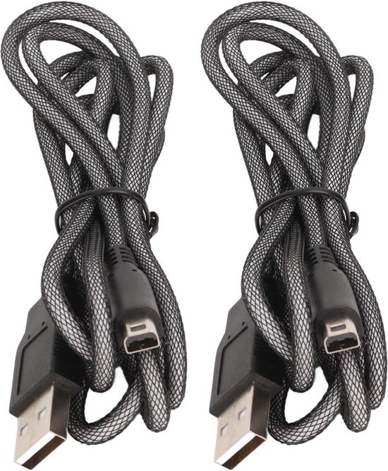 ᐅ • 2 stuks Originele Oplaadkabel Micro-USB Zwart 1M voor Samsung