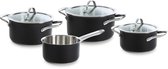 BK Purity Black 4-delige kookpannenset - inductie - RVS