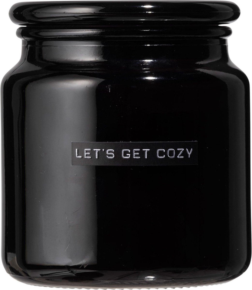 Goedkoopste Wellmark Geurkaars - Fresh Linnen - groot - 9.5x11 - zwart glas - Let's Get Cozy