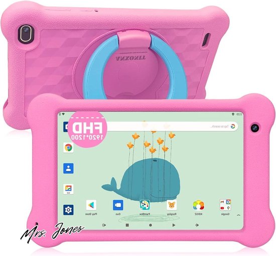 Kinder Tablet, ANXONIT 7 inch Tablet Voor Kinderen 5G WiFi Android 11, FHD 1920x1200 IPS scherm, 2 GB RAM 32 GB ROM, Kidoz Apps (Blauw Kinder Tablet, ANXONIT 7 inch Tablet Voor Kinderen 5G WiFi Android 11, FHD 1920x1200 IPS scherm, 2 GB RAM 32 GB ROM, Kidoz Apps (Blauw