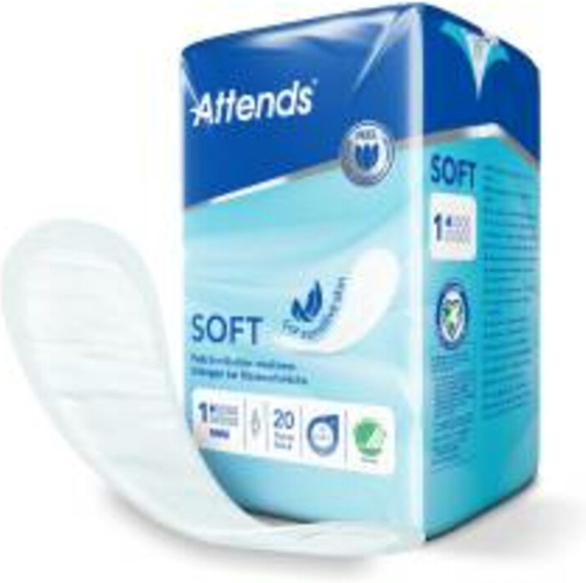 Attends Inlegger Soft Mini 1 - 3 x 20 stuks - Voordeelverpakking