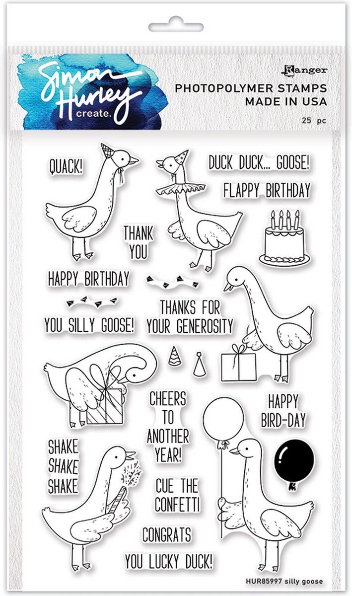 Ranger • Simon Hurley Create Photopolymer Stamps Silly Goose