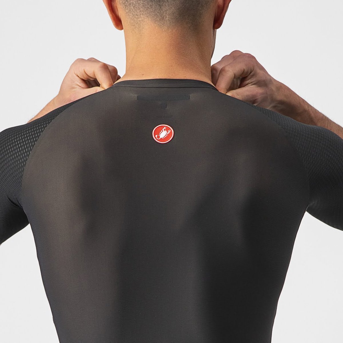 Castelli BTW Speed suit korte mouw zwart - maat XL
