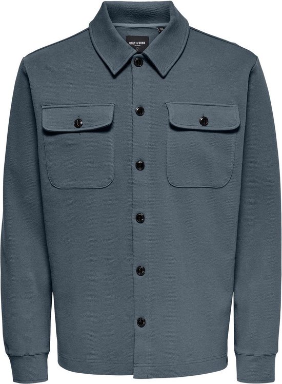 ONLY & SONS ONSNEWKODYL OVERSHIRT SWEAT NOOS Heren Overhemd - Stormy Weather