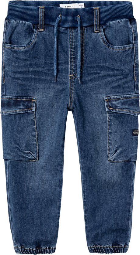 Pantalon Garçon NAME IT - Denim Extensible, Taille Élastique Réglable, Coupe Extra Fine