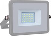 20W LED Bouwlamp Grijs - Waterdicht IP65 - 5 jaar garantie