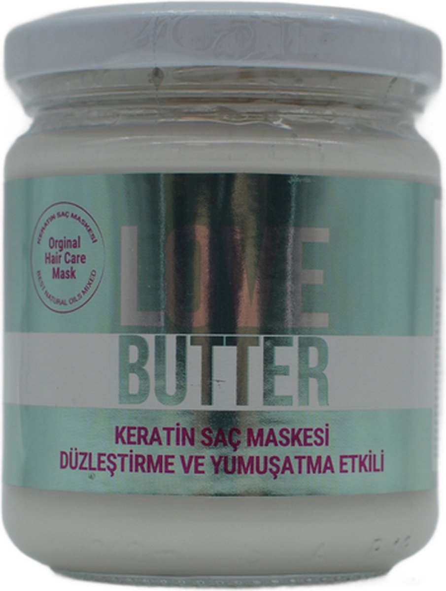 Love Butter Keratine Haarmasker 190 ml - Intensieve Voeding & Herstel