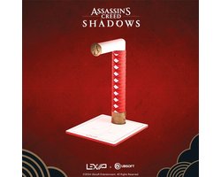 LEXIP X UBISOFT - ASSASSIN'S CREED SHADOWS - Headset- en hoofdtelefoonstandaard - Universeel - Exclusief design - Met stof omwikkeld - zwart, wit, rood